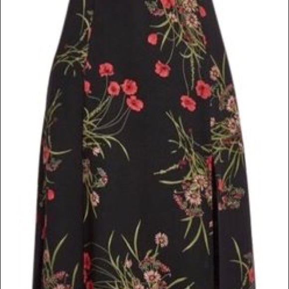 Reformation Juliette Dress Black Maxi Slit 10 - Picture 2 of 3